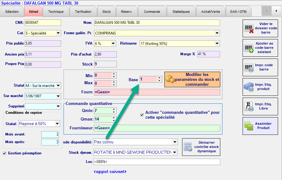 FicheSpecialitéBase