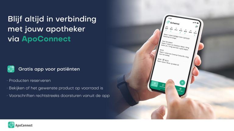 ApoConnect Promo scherm advertentie