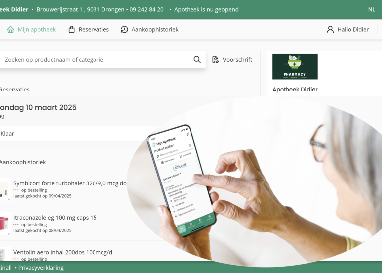 ApoConnect Smartphone én Webshop