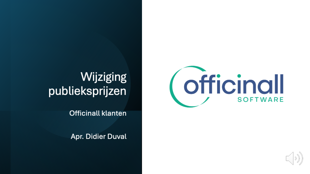 Tutorial wijziging publieksprijzen